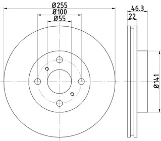 HELLA 8DD 355 113-581