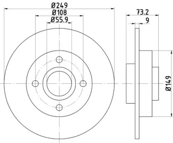 HELLA 8DD 355 114-731