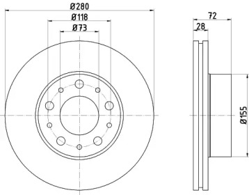 HELLA 8DD 355 125-421