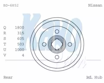 KAVO PARTS BD-6852