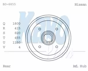 KAVO PARTS BD-6855