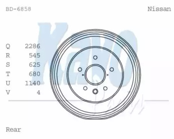 KAVO PARTS BD-6858