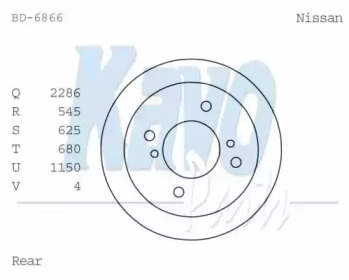 KAVO PARTS BD-6866