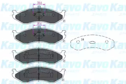 KAVO PARTS BP-4017