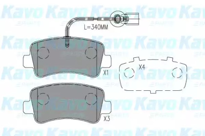 KAVO PARTS BP-6629