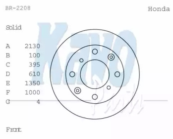 KAVO PARTS BR-2208