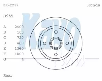 KAVO PARTS BR-2217