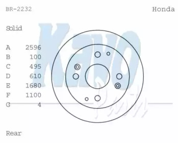 KAVO PARTS BR-2232