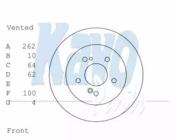 KAVO PARTS BR-3249