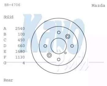 KAVO PARTS BR-4706