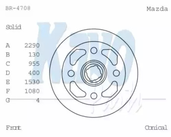 KAVO PARTS BR-4708