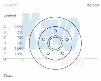 KAVO PARTS BR-4723