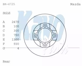 KAVO PARTS BR-4725