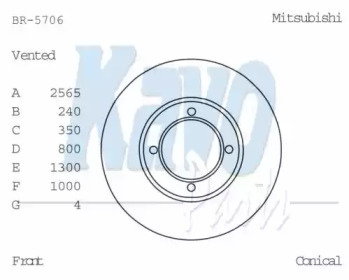 KAVO PARTS BR-5706