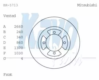 KAVO PARTS BR-5713