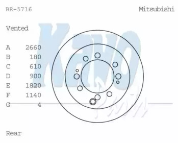 KAVO PARTS BR-5716