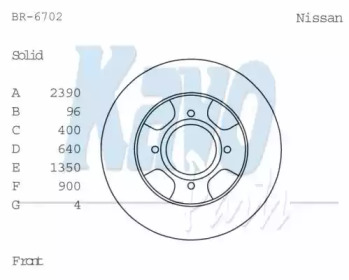 KAVO PARTS BR-6702