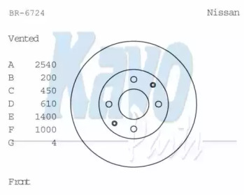 KAVO PARTS BR-6724