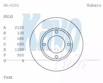 KAVO PARTS BR-8206