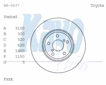 KAVO PARTS BR-9437