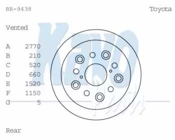 KAVO PARTS BR-9438