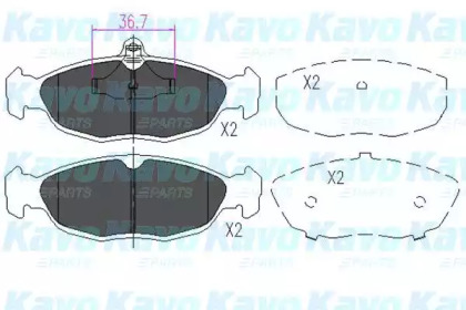 KAVO PARTS KBP-1005