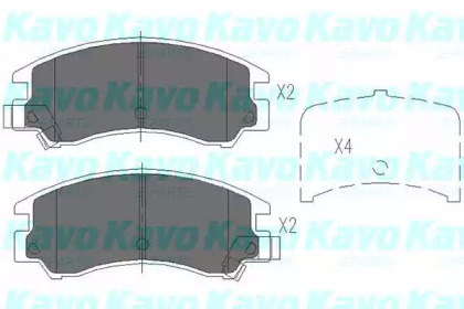 KAVO PARTS KBP-8008