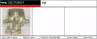 REMY DC70461