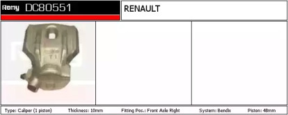 REMY DC80551