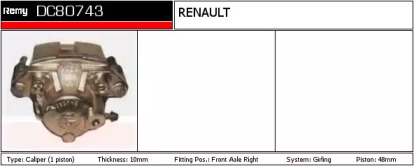 REMY DC80743