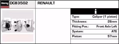 remy dc83502