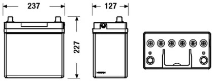 exide eb455