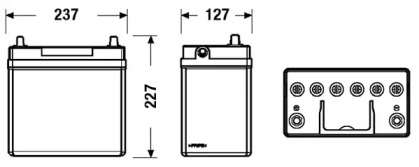 exide eb457