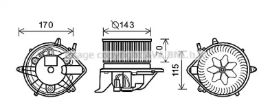 AVA QUALITY COOLING BW8458