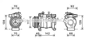 AVA QUALITY COOLING CRAK128