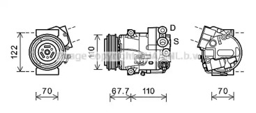 AVA QUALITY COOLING OLK608