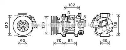 AVA QUALITY COOLING TOAK627