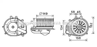 AVA QUALITY COOLING VW8353