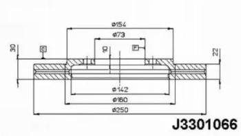 NIPPARTS J3301066