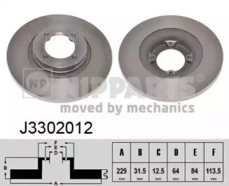 NIPPARTS J3302012