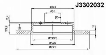 NIPPARTS J3302032