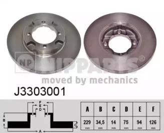 NIPPARTS J3303001