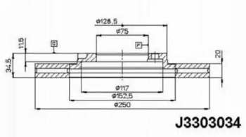 NIPPARTS J3303034