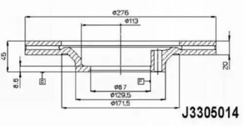 NIPPARTS J3305014