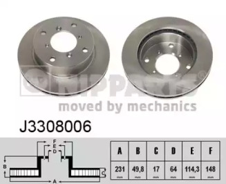 NIPPARTS J3308006