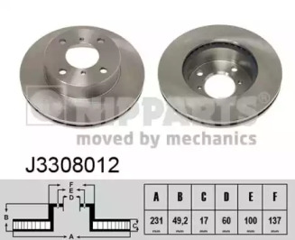 NIPPARTS J3308012