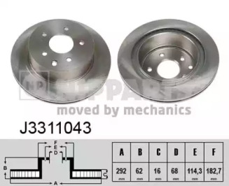 NIPPARTS J3311043