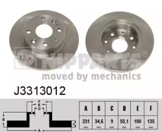 NIPPARTS J3313012