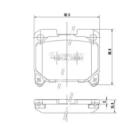 NIPPARTS J3612015