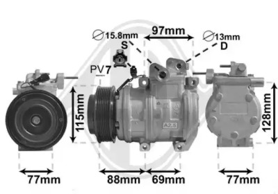 DIEDERICHS DCK1671